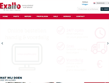 Tablet Screenshot of exalto.com